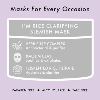 Foto 6 | Foto 6 | Mascarilla Facial Tonymoly I'm Rice Clay Paquete De 10 100 Ml - Venta Internacional.