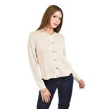 Cardigan De Punto Con Botones Roman Fashion /juvenil 3140 (beige) Beige