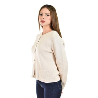 Foto 2 | Foto 2 | Cardigan De Punto Con Botones Roman Fashion /juvenil 3140 (beige) Beige