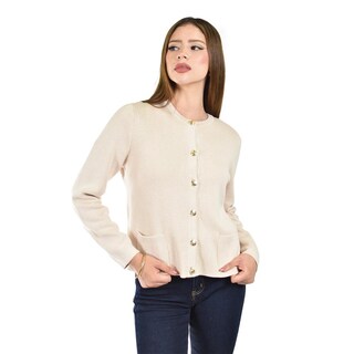 Foto 5 | Foto 5 | Cardigan De Punto Con Botones Roman Fashion /juvenil 3140 (beige) Beige