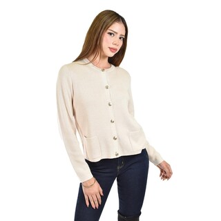 Foto 1 | Foto 1 | Cardigan De Punto Con Botones Roman Fashion /juvenil 3140 (beige) Beige