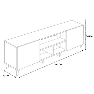 Foto 8 | Foto 8 | Mueble para TV, Centro de Entretenimiento Europa Hogare