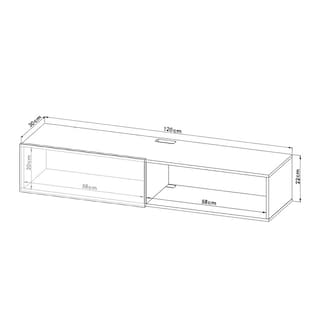 Foto 7 | Foto 7 | Mueble Flotante 120 Para Tv