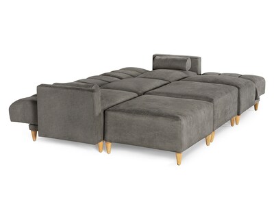 Foto 3 | Foto 3 | Sala De 6 Modúlos Makora Kieran Con Memory Foam Color Oxford Chenille Respaldo Reclinable De 3 Posiciones