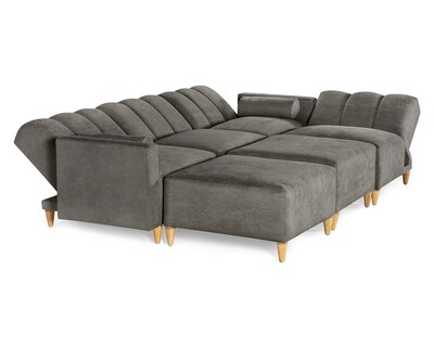 Foto 4 | Foto 4 | Sala De 6 Modúlos Makora Kieran Con Memory Foam Color Oxford Chenille Respaldo Reclinable De 3 Posiciones