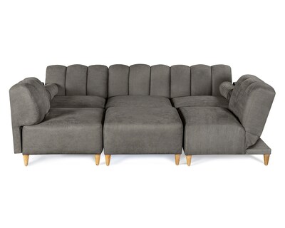 Foto 5 | Foto 5 | Sala De 6 Modúlos Makora Kieran Con Memory Foam Color Oxford Chenille Respaldo Reclinable De 3 Posiciones