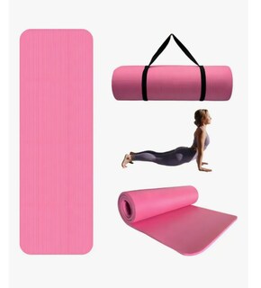 Foto 1 | Foto 1 | Tapete De Yoga Con Correa Transportadora 10mm De Grosor Color Fucsia