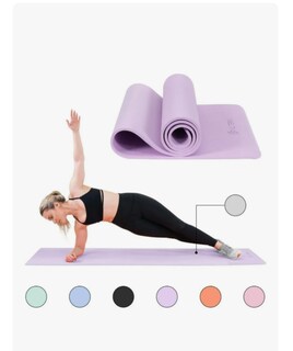 Foto 2 | Foto 2 | Tapete De Yoga Alta Densidad Pilates Relajacion Color Lila