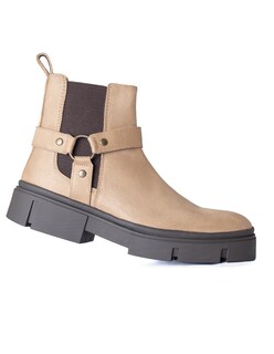 Foto 1 | Foto 1 | Botín Chelsea Caballero Bota Hombre Chunky Gamuza Beige
