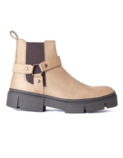 Foto 2 | Foto 2 | Botín Chelsea Caballero Bota Hombre Chunky Gamuza Beige