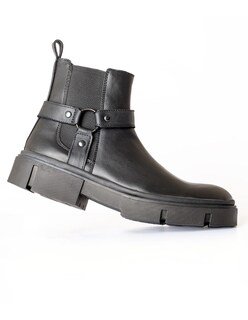Foto 1 | Foto 1 | Botín Chelsea Caballero Vestir Piel Bota Hombre Chunky Arnes