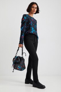 Foto 4 | Foto 4 | Blusa Mangas Abullonadas Desigual