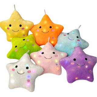 Foto 6 | Foto 6 | Pillow Dearsun Juego De 2 Coloridas Estrellas Led De Peluche De 13 Pulgadas - Venta Internacional.