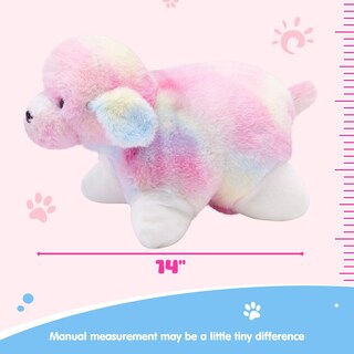 Foto 3 | Foto 3 | Almohada De Peluche Glow Guards De 14 Pulgadas Con Forma De Arcoíris Para Perro - Venta Internacional.