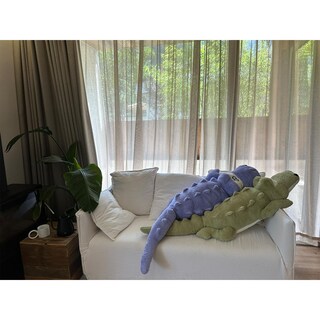 Foto 4 | Foto 4 | Almohada De Peluche Hofun4u Con Forma De Cocodrilo 117 Cm - Venta Internacional.