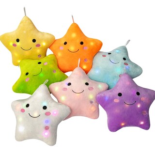 Foto 6 | Foto 6 | Almohada De Felpa Dearsun Creative Twinkle Star Night Light 13 Pulgadas - Venta Internacional.