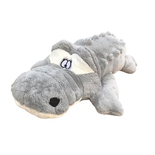 Foto 1 | Foto 1 | Almohada De Peluche Hofun4u Con Forma De Cocodrilo 117 Cm Color Gris - Venta Internacional.