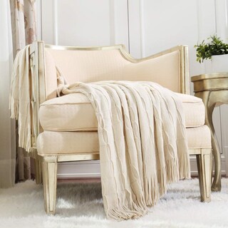 Foto 1 | Foto 1 | Manta Crevent Home Decor Rústica 50 X 60 Pulgadas Beige/marfil - Venta Internacional.