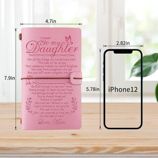 Foto 2 | Foto 2 | Diario Prstenly De Piel Con Bolígrafo De Diamante 140 Páginas Para Hija - Venta Internacional.