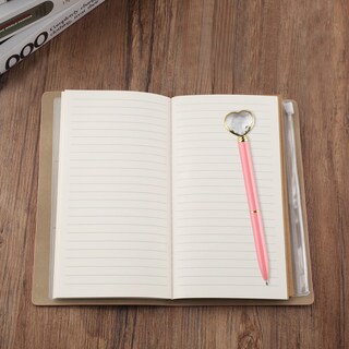 Foto 6 | Foto 6 | Diario Prstenly De Piel Con Bolígrafo De Diamante 140 Páginas Para Hija - Venta Internacional.