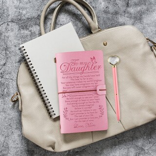 Foto 7 | Foto 7 | Diario Prstenly De Piel Con Bolígrafo De Diamante 140 Páginas Para Hija - Venta Internacional.