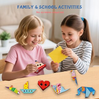 Foto 6 | Foto 6 | Kit De Origami Nischa Para Niños De 5 A 16 Años Con 212 Hojas Y Libro - Venta Internacional.