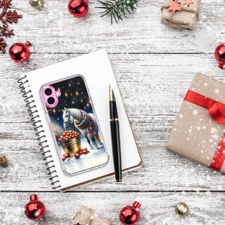 Foto 6 | Foto 6 | Funda De Teléfono Bicol Para Iphone 16 Plus De 6.7 Pulgadas Transparente A Prueba De Golpes Navidad - Venta Internacional.