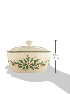 Foto 3 | Foto 3 | Cazuela Con Tapa Lenox 847117 Porcelana Color Marfil Para Navidad - Venta Internacional.