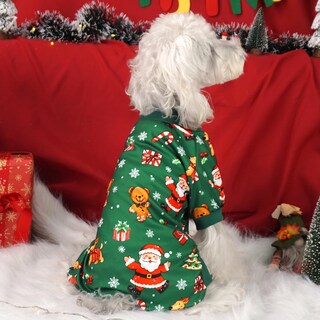 Foto 4 | Foto 4 | Pijama Para Perro Xpudac Paquete De 4 Unidades Papá Noel Reindeer Xs - Venta Internacional.
