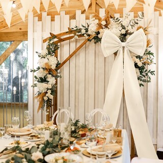 Foto 6 | Foto 6 | Decoración Para Árbol De Navidad Con Lazo Gigante Ondulado - Venta Internacional.