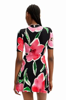 Foto 6 | Foto 6 | Vestido Corto Skater Flores Desigual