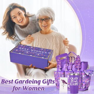 Foto 7 | Foto 7 | Juego De Herramientas De Jardín Natubeau 14 Piezas Con Bolsa De Herramientas Para Mujer Color Morado - Venta Internacional.