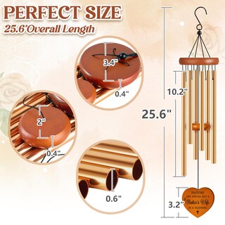 Foto 7 | Foto 7 | Carillones De Viento Regalo De Agradecimiento A La Esposa Del Pastor Damaigiift - Venta Internacional.