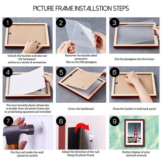 Foto 4 | Foto 4 | Marco De Fotos Soniuong Diamond Painting De 33 52 Cm X 41 14 Cm - Venta Internacional.