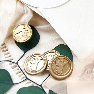 Foto 2 | Foto 2 | Barras De Cera Para Sellar Prosecco Uniqooo Color Dorado Metalizado Paquete De 16 - Venta Internacional.