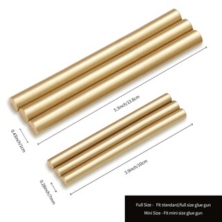 Foto 6 | Foto 6 | Barras De Cera Para Sellar Prosecco Uniqooo Color Dorado Metalizado Paquete De 16 - Venta Internacional.