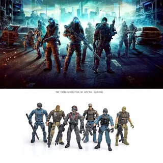 Foto 2 | Foto 2 | Figuras De Acción Livelyou Army Men Vs Zombie (12 Unidades) - Venta Internacional.