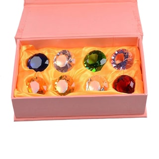 Foto 1 | Foto 1 | Juego De Gemas Multicolores De Cristal K9 De 30 Mm Para Pisapapeles Longwin - Venta Internacional.