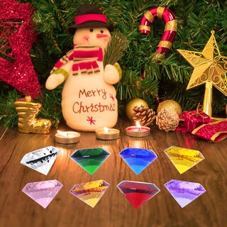 Foto 2 | Foto 2 | Juego De Gemas Multicolores De Cristal K9 De 30 Mm Para Pisapapeles Longwin - Venta Internacional.