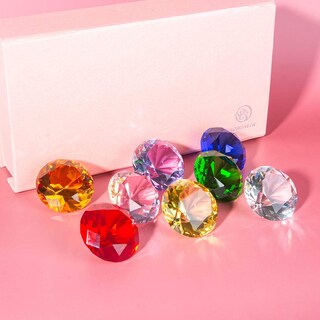 Foto 3 | Foto 3 | Juego De Gemas Multicolores De Cristal K9 De 30 Mm Para Pisapapeles Longwin - Venta Internacional.
