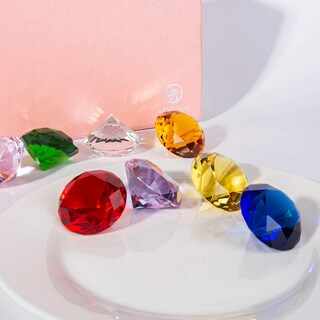 Foto 4 | Foto 4 | Juego De Gemas Multicolores De Cristal K9 De 30 Mm Para Pisapapeles Longwin - Venta Internacional.