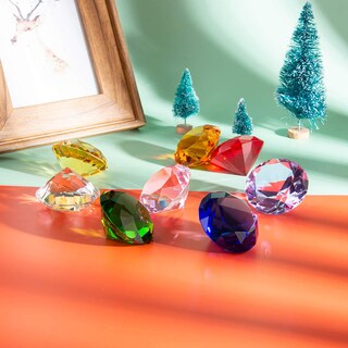 Foto 7 | Foto 7 | Juego De Gemas Multicolores De Cristal K9 De 30 Mm Para Pisapapeles Longwin - Venta Internacional.