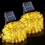 Luces Solares Tipo Cuerda Jmexsuss 2x200 Led 20 M Resistentes Al Agua - Venta Internacional.