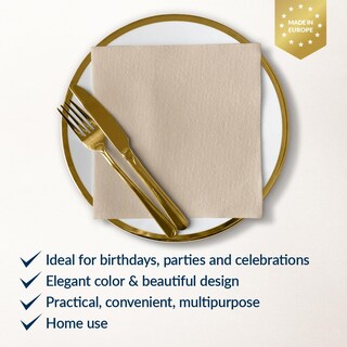 Foto 3 | Foto 3 | Servilletas Paw Decor Collection Airlaid De Papel Con Aspecto De Lino 16 X 16 Cm - Venta Internacional.