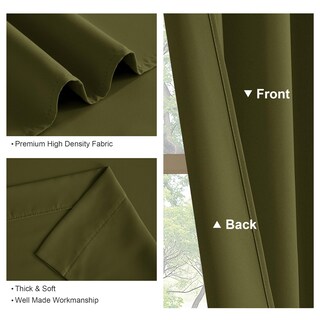 Foto 3 | Foto 3 | Cortinas Pony Dance Bloque De Luces 107 Cm X 183 Cm Color Verde Oliva 2 Unidades - Venta Internacional.