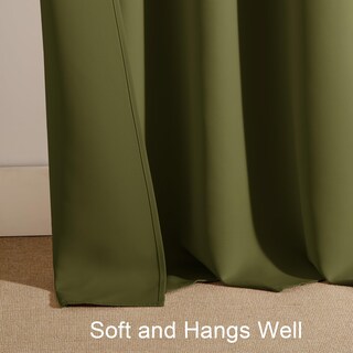 Foto 5 | Foto 5 | Cortinas Pony Dance Bloque De Luces 107 Cm X 183 Cm Color Verde Oliva 2 Unidades - Venta Internacional.