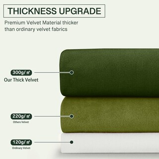 Foto 5 | Foto 5 | Cortinas De Terciopelo Verde Navideño Stangh 183 Cm De Longitud 2 Paneles - Venta Internacional.