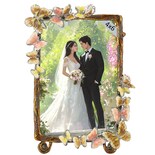 Marco De Fotos Goutangen Con Forma De Mariposa Adornada  4 X 6 Pulgadas  En Vidrio - Venta Internacional.