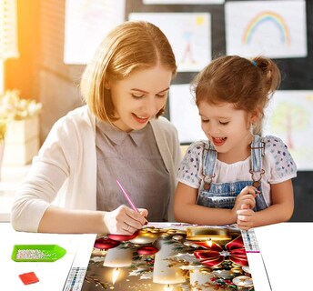 Foto 5 | Foto 5 | Kit De Arte Y Manualidades Tiwabb Navidad 6 Piezas 12x16 Y 12x12'' - Venta Internacional.