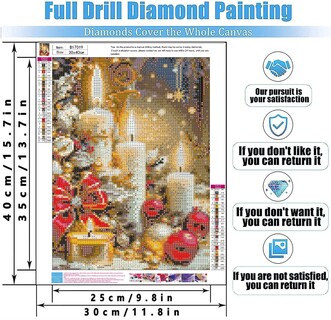 Foto 6 | Foto 6 | Kit De Arte Y Manualidades Tiwabb Navidad 6 Piezas 12x16 Y 12x12'' - Venta Internacional.